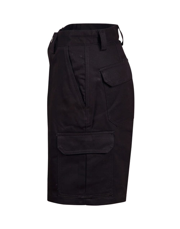 Mens Heavy Cotton Drill Cargo Shorts [53-WP06]