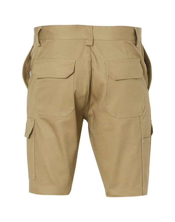 Mens Heavy Cotton Drill Cargo Shorts [53-WP06]