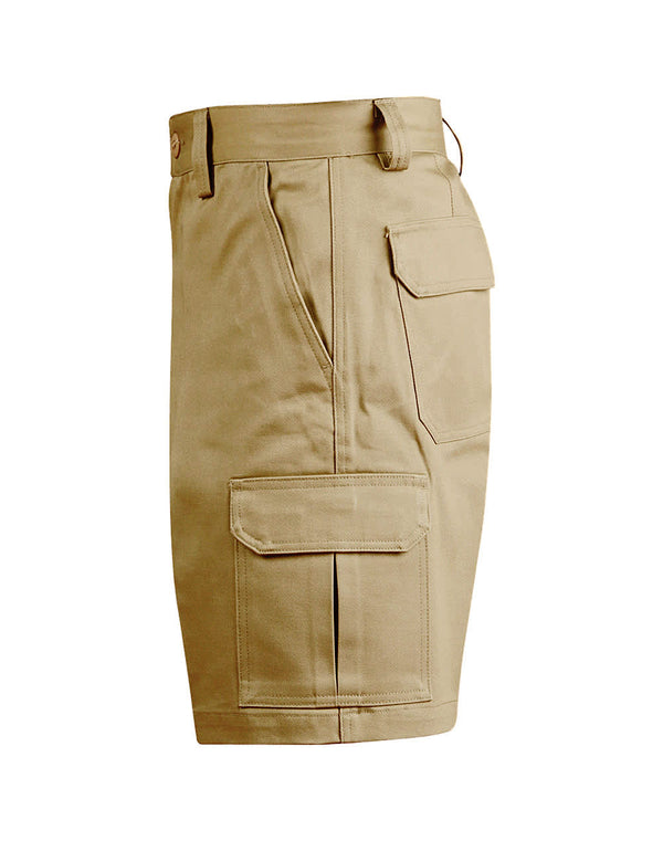 Mens Heavy Cotton Drill Cargo Shorts [53-WP06]