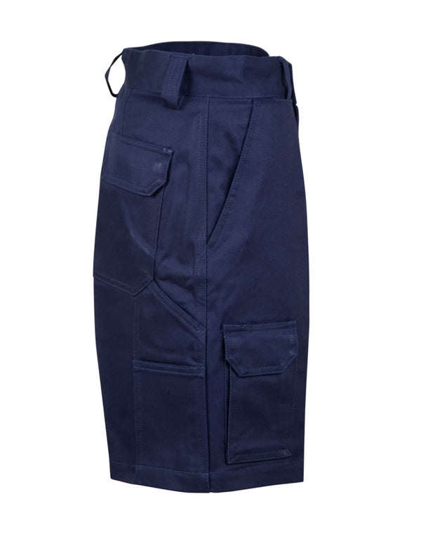 Mens Heavy Cotton Drill Cargo Shorts [53-WP06]