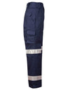 Long fit drill pants with 3M tapes / pocket on leg [53-WP13HV]