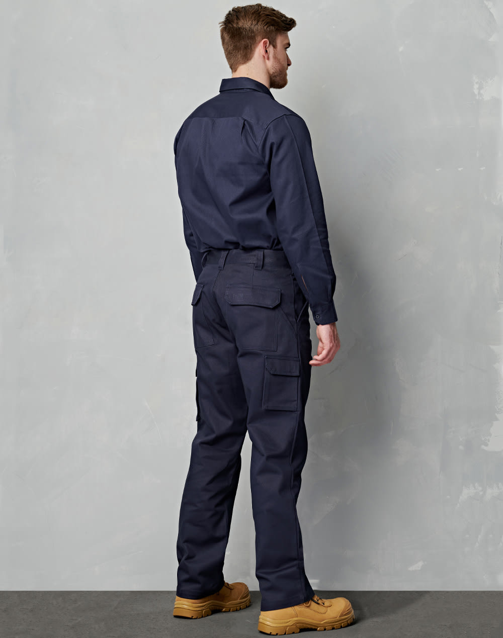 Mens Heavy Cotton Pre Shrunk Drill Pants Long Leg [53-WP13]