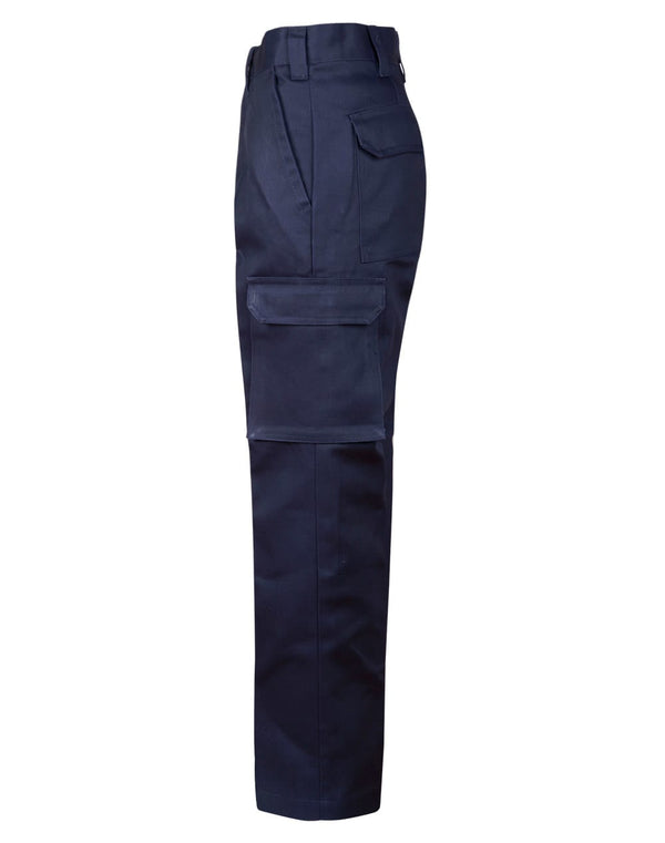 Mens Heavy Cotton Pre Shrunk Drill Pants Stout Size [53-WP08]