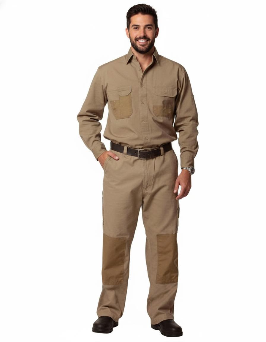 Fine Duck Weave DuraWear Long Sleeve Work Shirt [53-WT06]