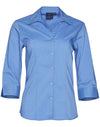 Womens Teflon Executive 3/4 Sleeve Shirt [53-BS07Q]