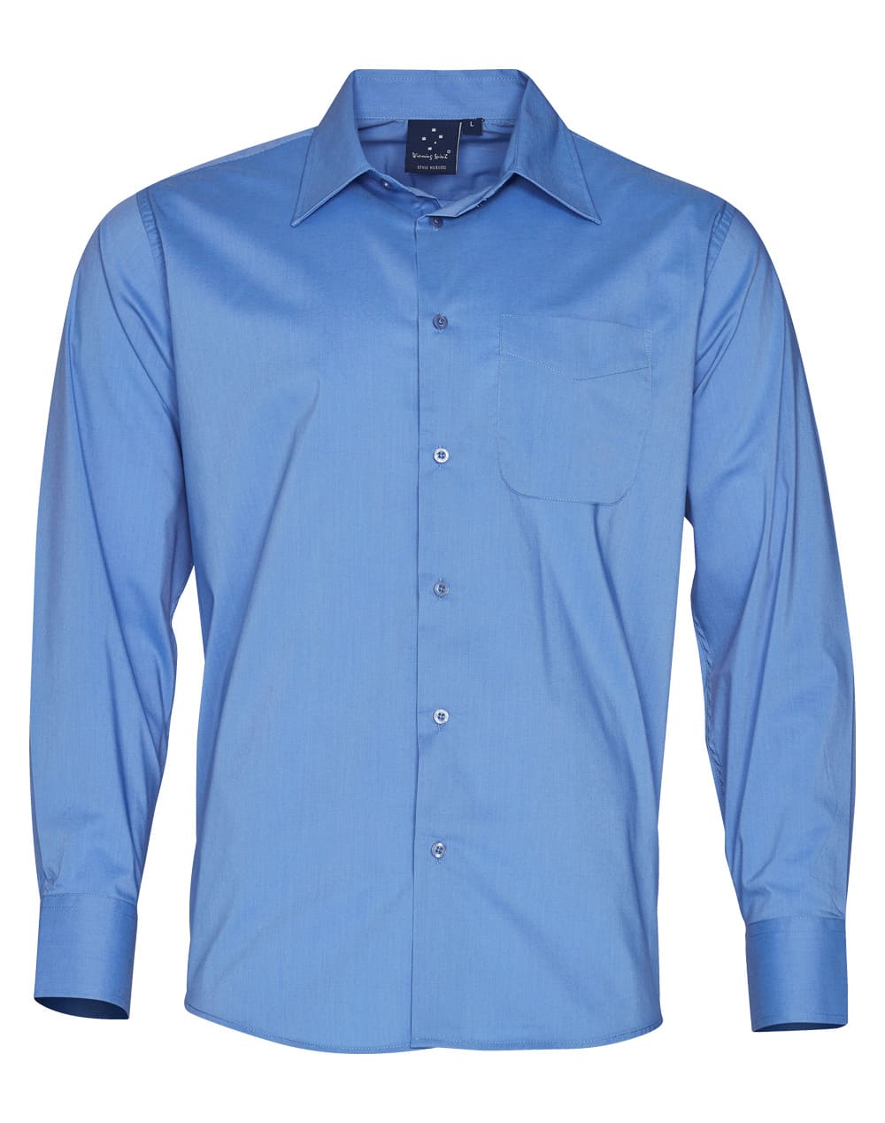 Mens Teflon Executive Long Sleeve Shirt [53-BS08L]