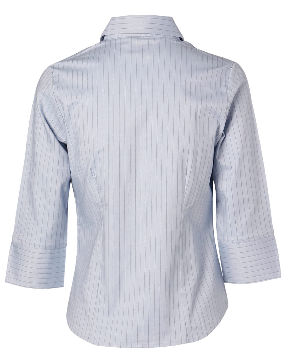 Ladies 3/4 Sleeve Stretch Stripe Shirt [53-BS18]