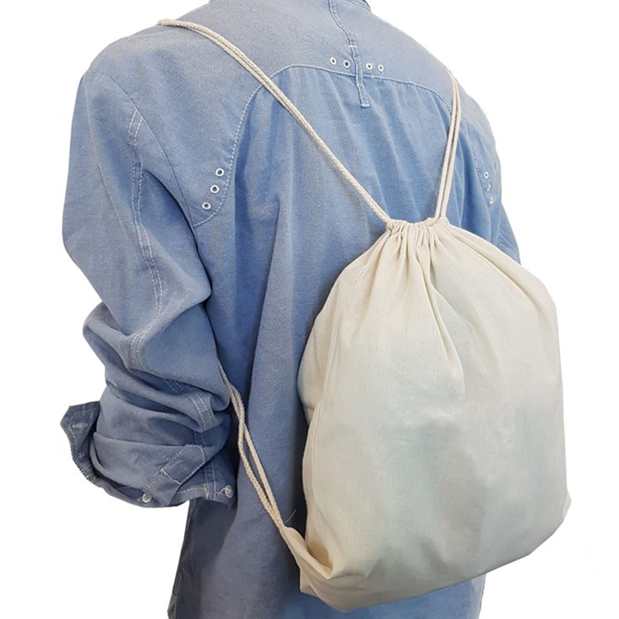 Calico Library Bag Drawstrings [19-CB003]