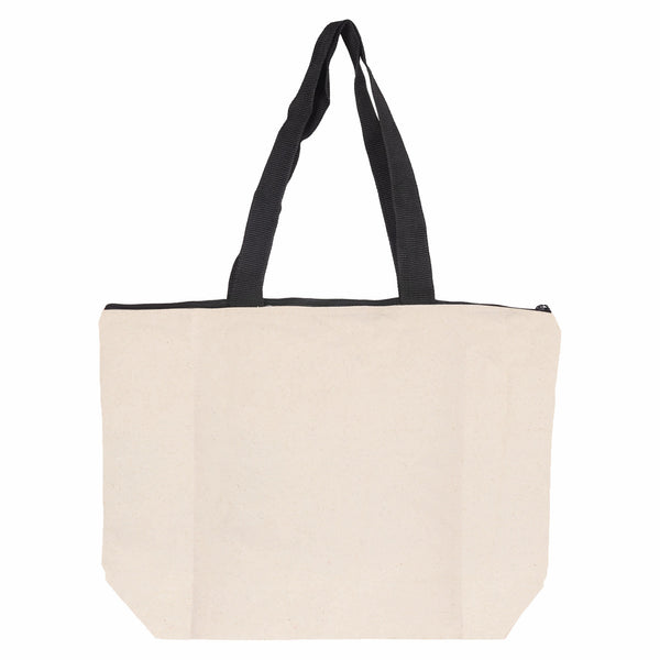 Colouring Calico Zip Shopper [19-CCB007]