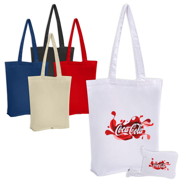 Foldable Calico Bag [19-CB012]