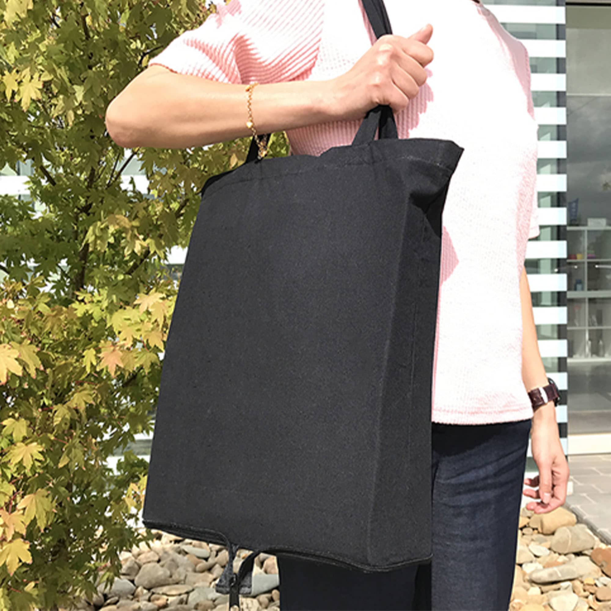 Foldable Calico Bag [19-CB012]