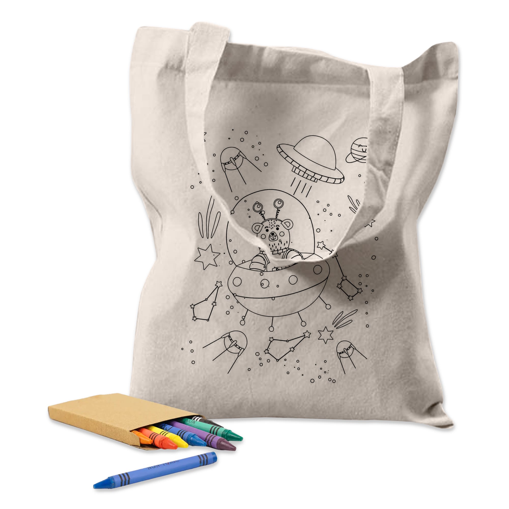 Colouring Calico Bag No Gusset [19-CCB001]