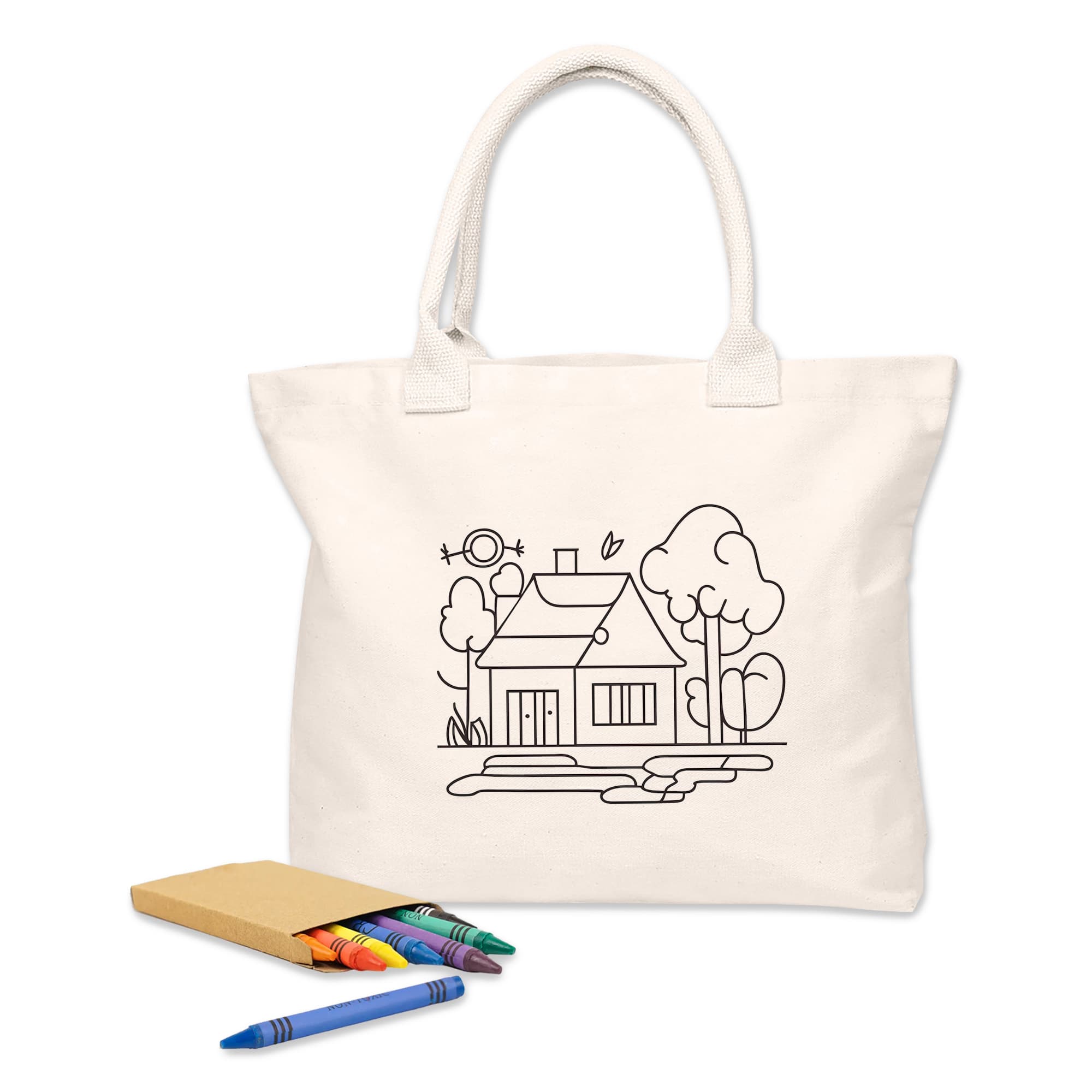 Colouring Calico Shopper No Gusset [19-CCB004]