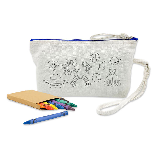 Colouring Canvas Cosmetic Bag [19-CCB008]