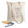 Colouring Long Handle Calico Shopper [19-CCB009]