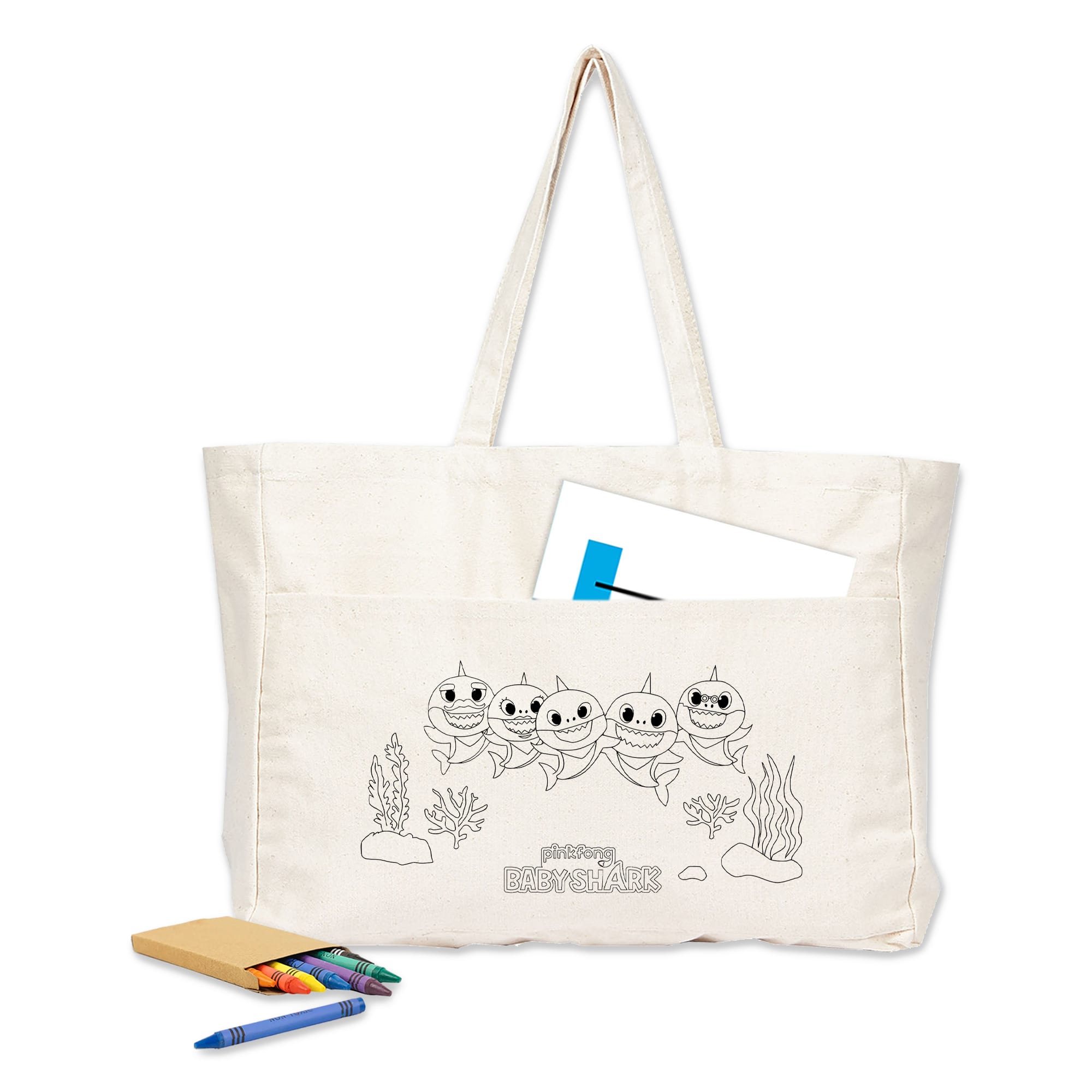 Colouring Delton Canvas Large Shopper [19-CCB010]
