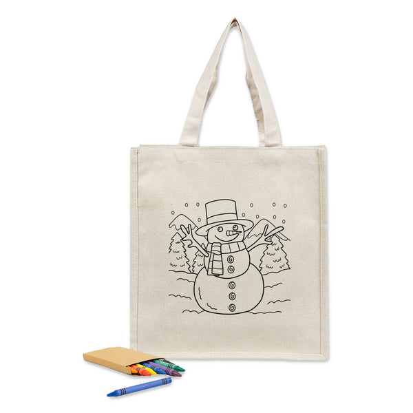 Colouring Executive Canvas Tote Bag [19-CCB011]