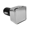 Dual Square Metal Car Charger [19-CCH001]