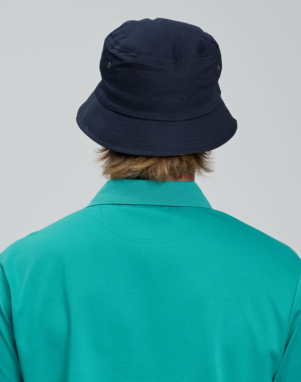 contrasting underbrim bucket hat [53-CH32A]