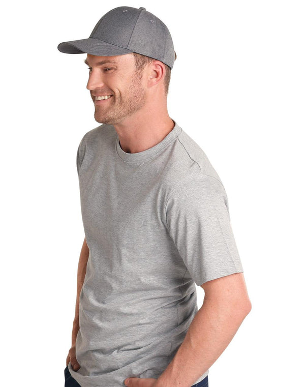 Premium Heather Polyester Baseball Cap [53-CH33]