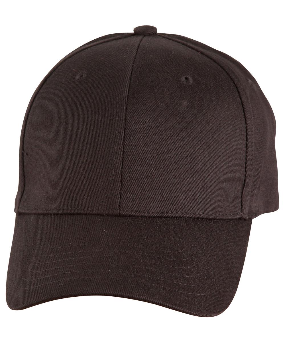 HEAVY BRUSHED COTTON FITTED CAP [53-CH36]