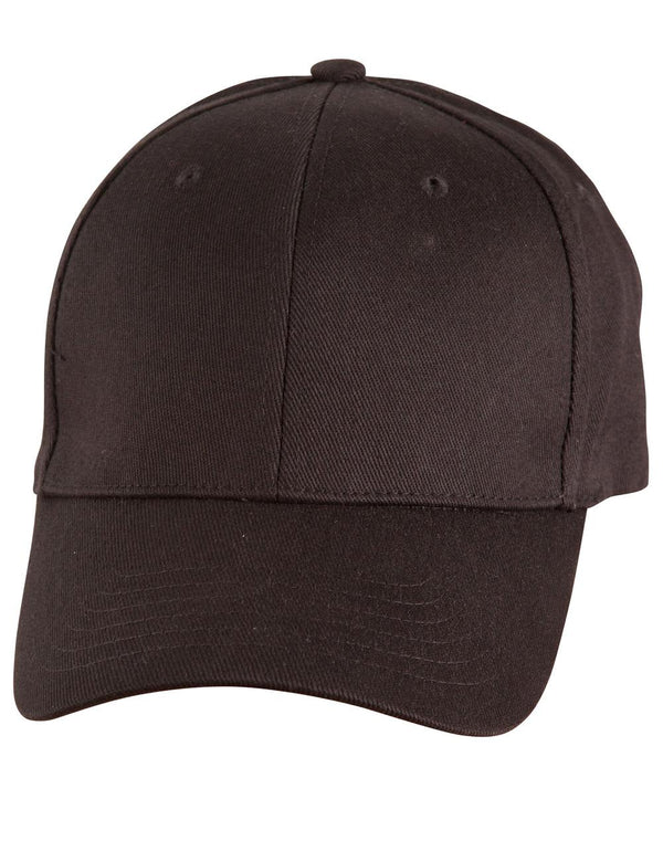 HEAVY BRUSHED COTTON FITTED CAP [53-CH36]