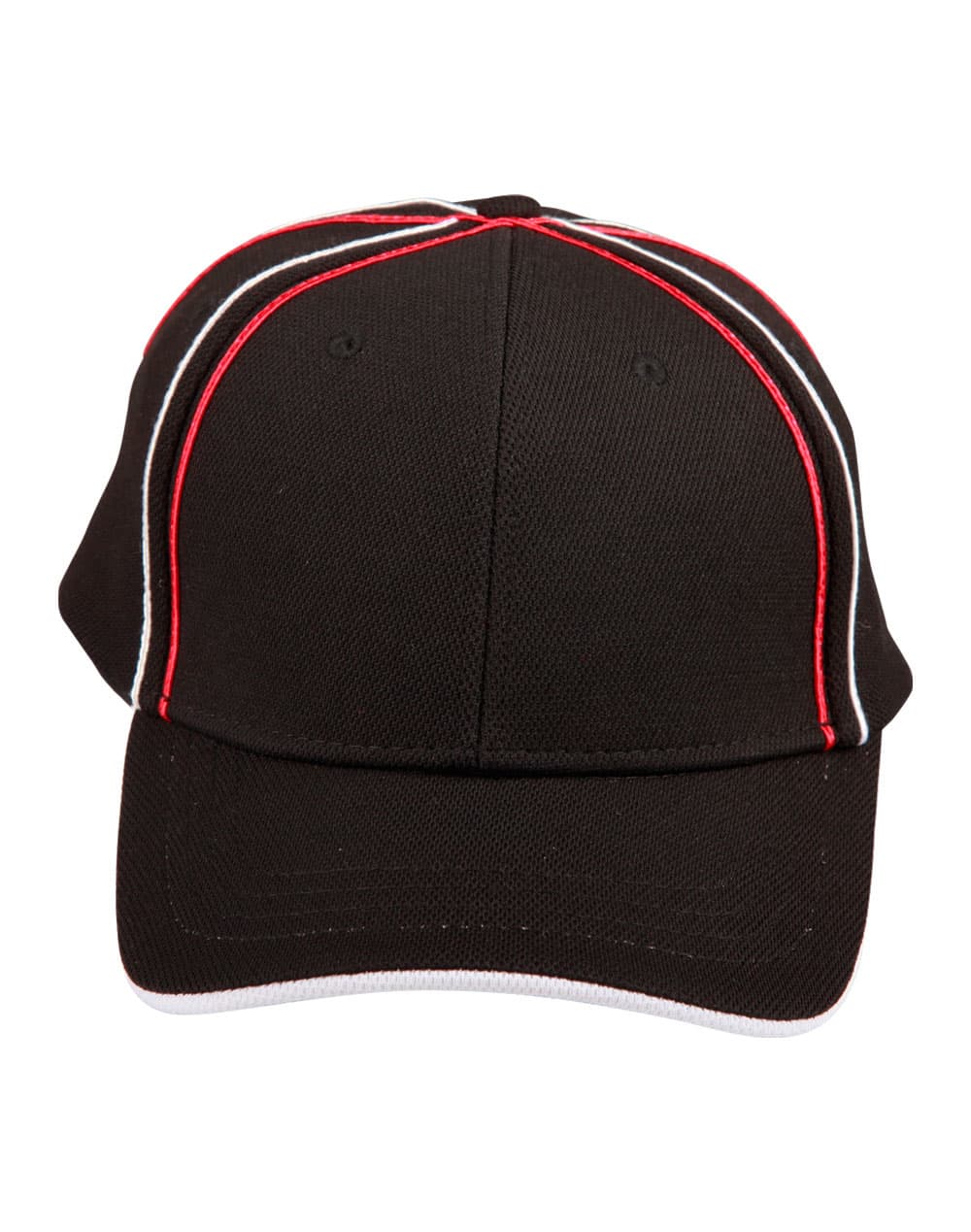 Tricolor pique mesh structured cap [53-CH76]