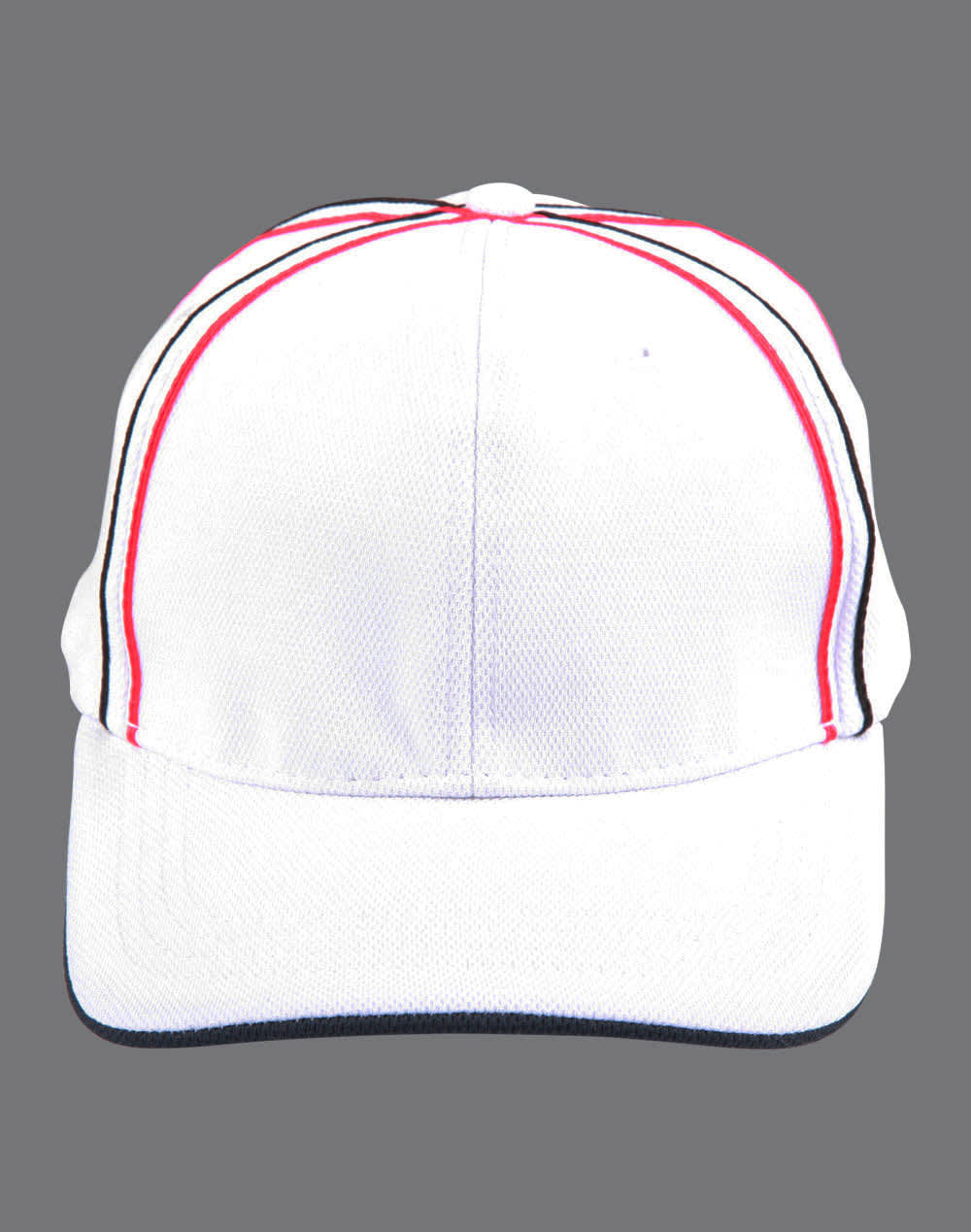Tricolor pique mesh structured cap [53-CH76]