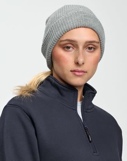 Roll Up Cable Knit Snug Beanie [53-CH85]