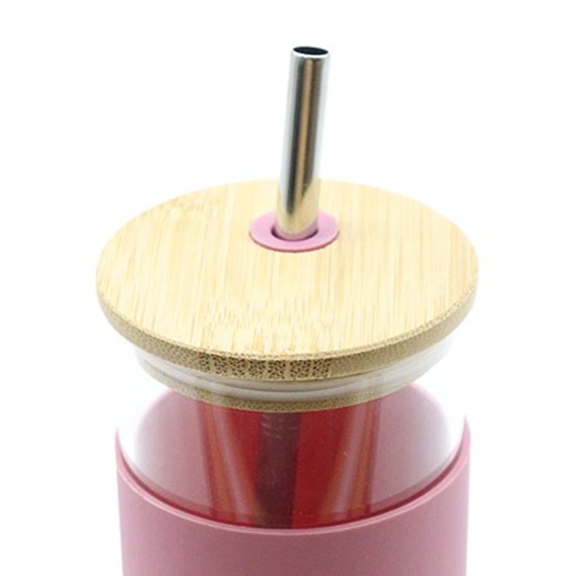 Vanisa Glass Drink Bottle with Sleeve [19-DB028]