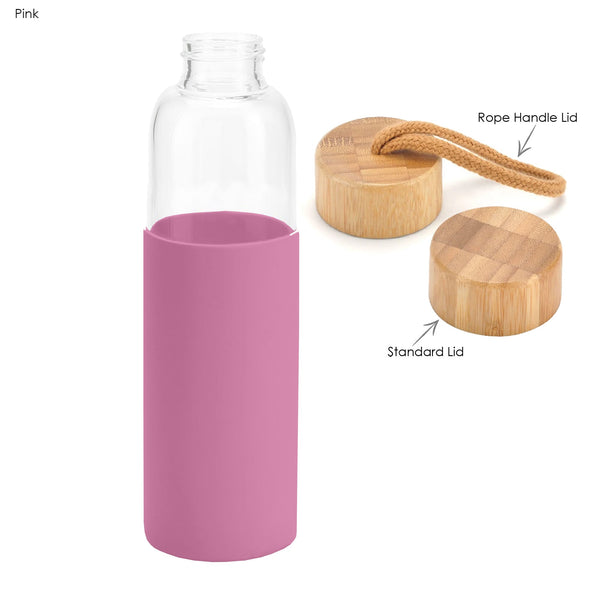 Honya Glass Drink Bottle with Sleeve [19-DB031]