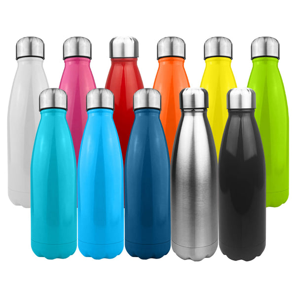 Komo Shiny Stainless Steel Drink Bottle Single Wall [19-DB043]