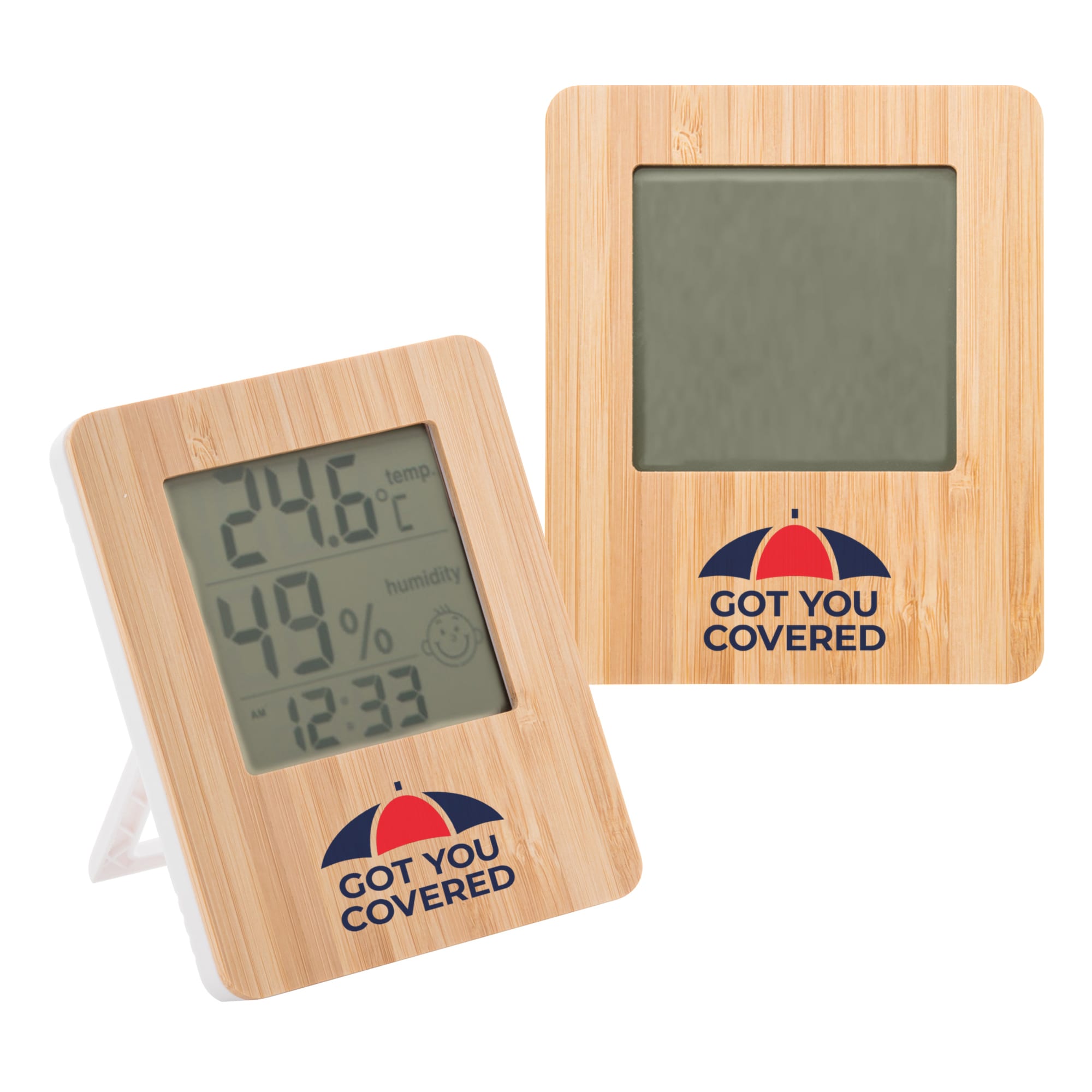 Bamboo Desk Clock [19-DC001]