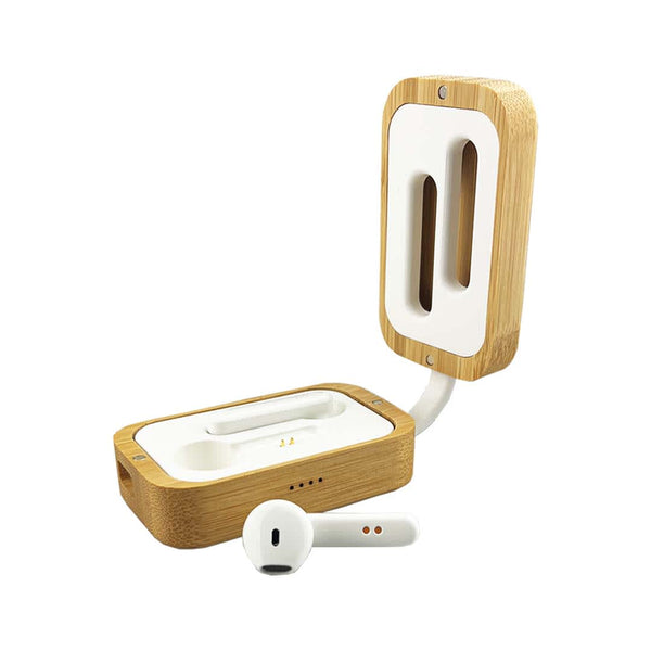 Rockside Bamboo Wireless Earbuds [19-EB001]