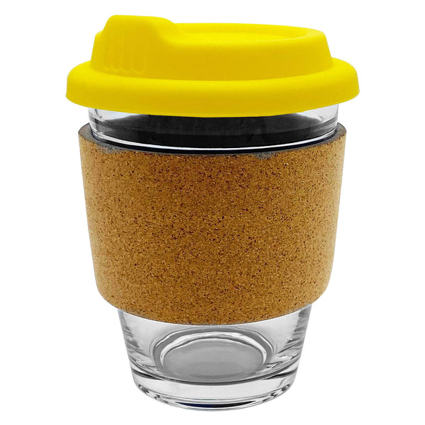 Carlo Glass Coffee Cup  Cork [19-EK013]