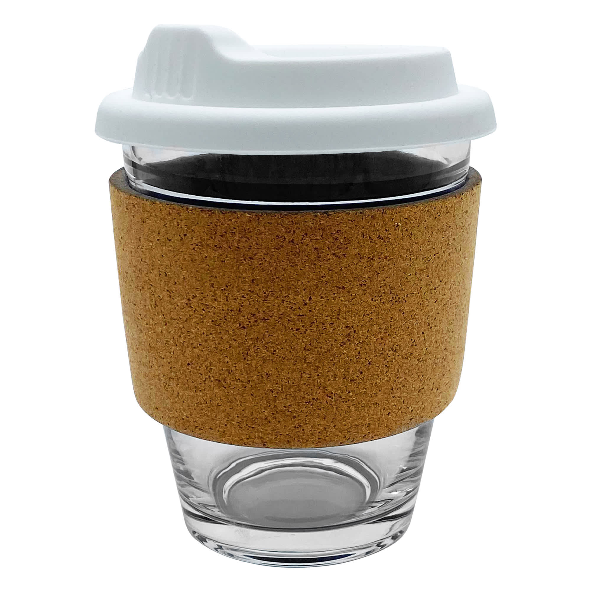 Carlo Glass Coffee Cup  Cork [19-EK013]