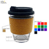 Carlo Glass Coffee Cup  Cork [19-EK013]