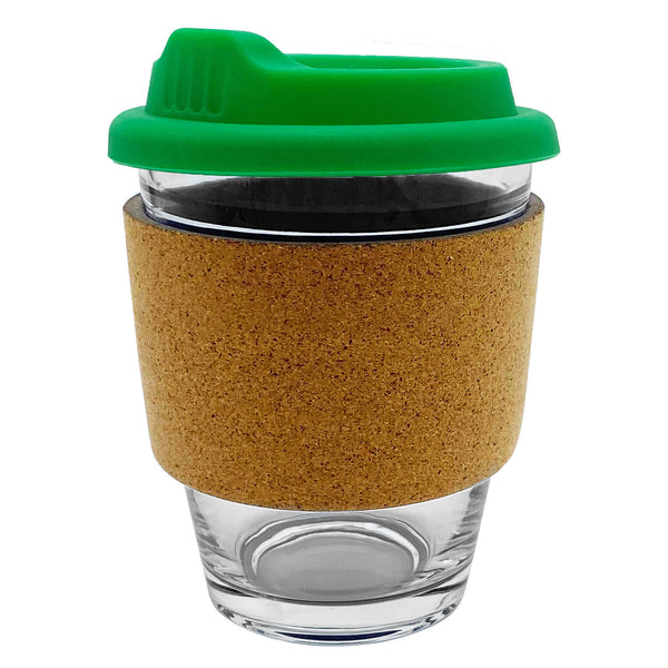 Carlo Glass Coffee Cup  Cork [19-EK013]