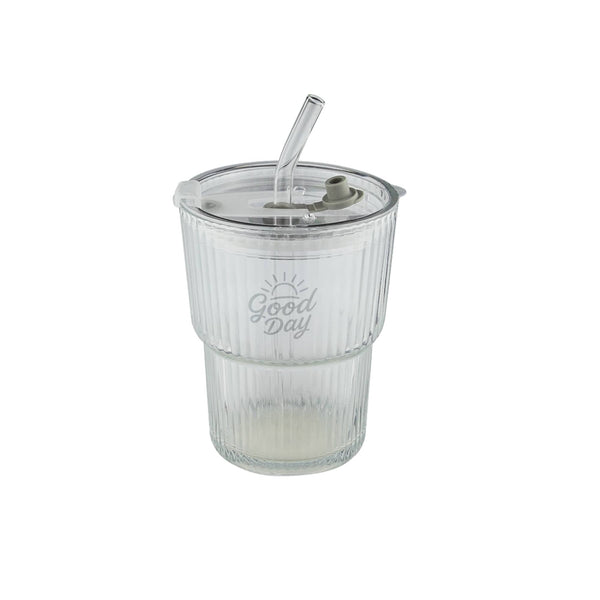 Puccino Glass Ice Coffee Cup [19-EK023]