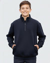 Kids 1/2 Zip Collar Fleecy Sweat [53-FL02Y]