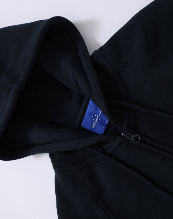 Ladies fullzip fleecy hoodie [53-FL04]