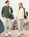 Unisex Airlayered CVC Crew Neck Sweater [53-FL05]
