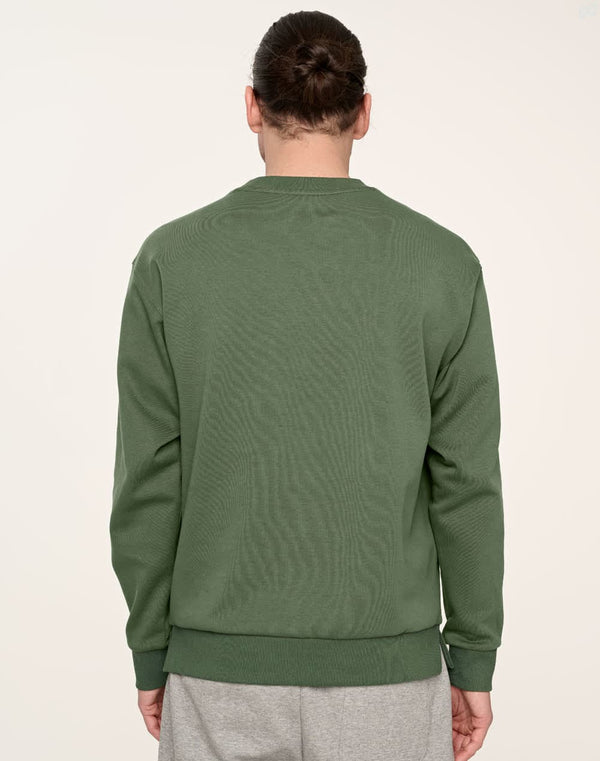Unisex Airlayered CVC Crew Neck Sweater [53-FL05]