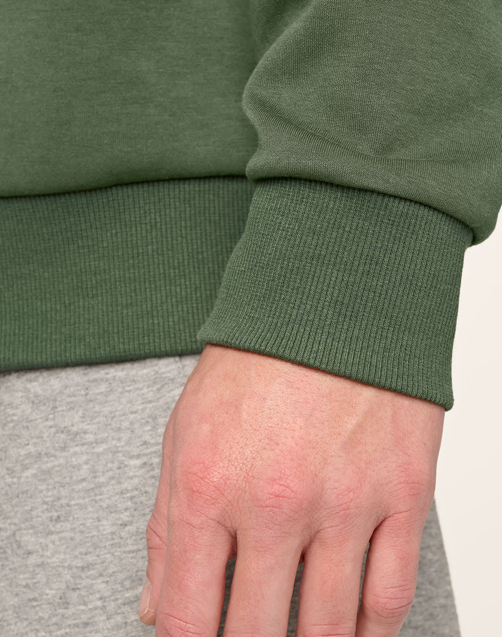 Unisex Airlayered CVC Crew Neck Sweater [53-FL05]