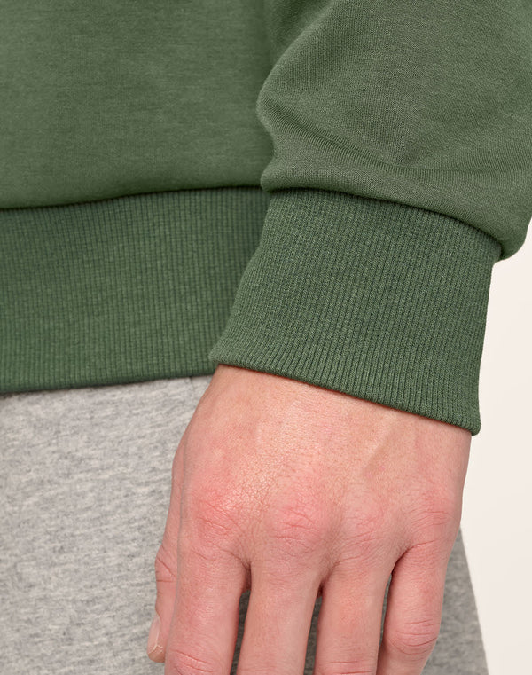 Unisex Airlayered CVC Crew Neck Sweater [53-FL05]