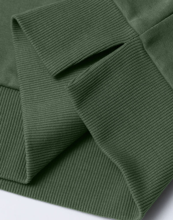 Unisex Airlayered CVC Crew Neck Sweater [53-FL05]