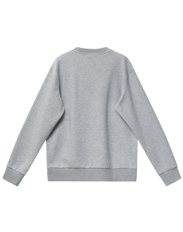 Unisex Airlayered CVC Crew Neck Sweater [53-FL05]