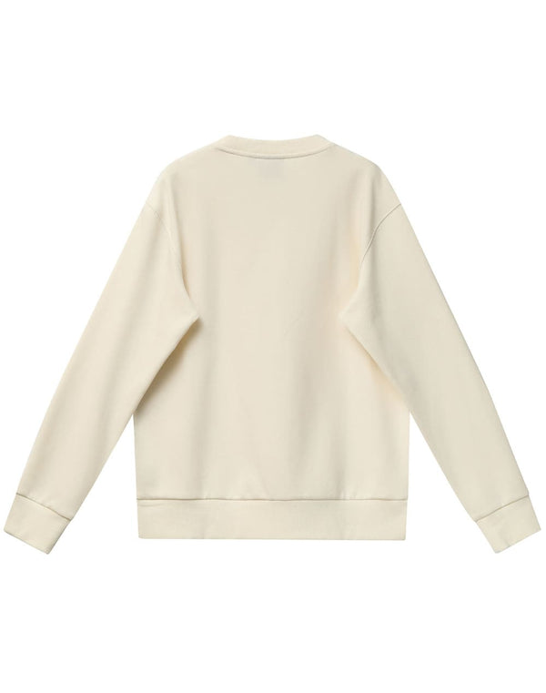 Unisex Airlayered CVC Crew Neck Sweater [53-FL05]