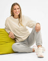 Unisex Airlayered CVC Crew Neck Sweater [53-FL05]