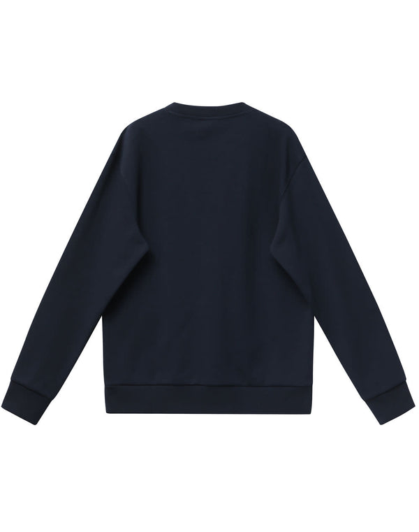 Unisex Airlayered CVC Crew Neck Sweater [53-FL05]